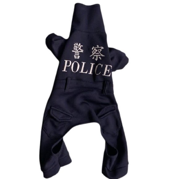 🚨🐾 PAWS & ORDER: Adorable Small Dog Police Officer Costume 🐾🚨 - Picture 1 of 6